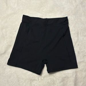 Black biker shorts
